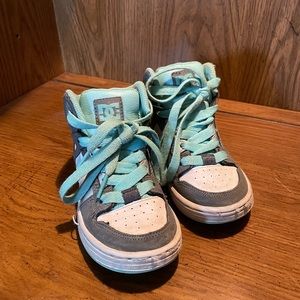 Little girls size 11 DC high tops
